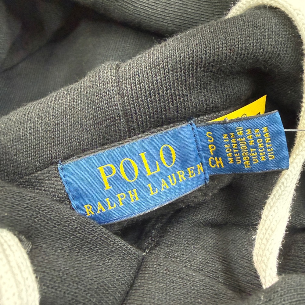 Polo Ralph Lauren Women Size Small Hoodie Black Tuxedo Polo Bear‎ Fleece NWT - Picture 4 of 6